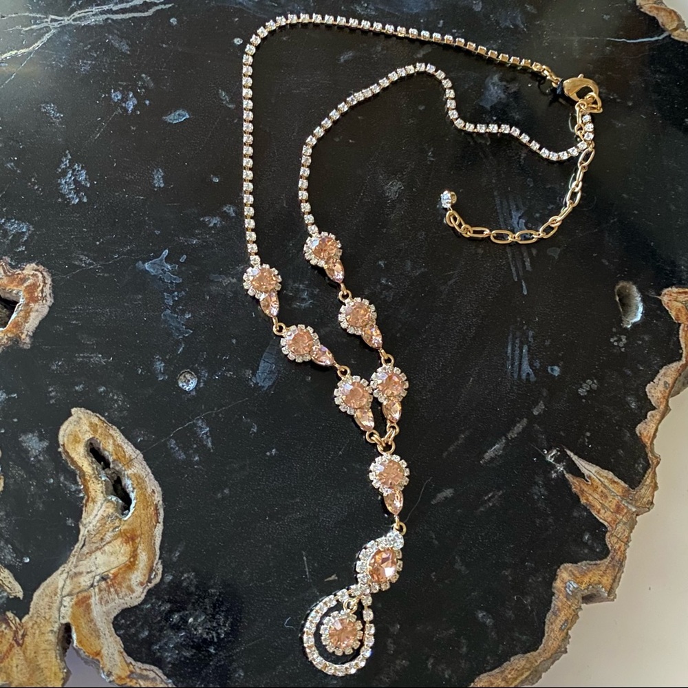 CEZANNE Gold Blush Sensitive Skin Necklace NWOT